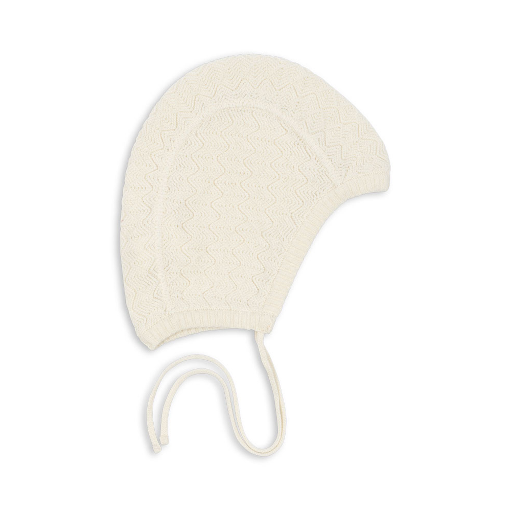 Fanga Fontana Strickmütze &#39;Venti&#39; Antique White
