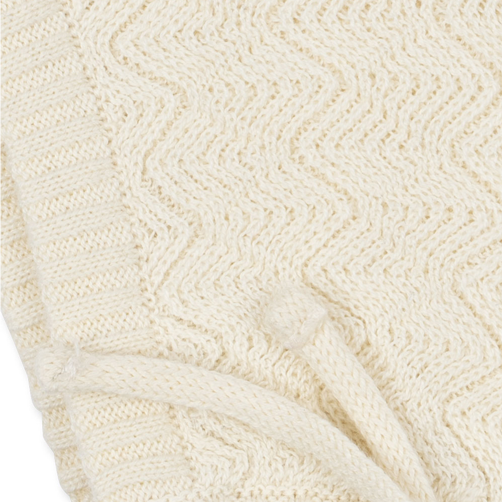 Fanga Fontana Strickmütze &#39;Venti&#39; Antique White