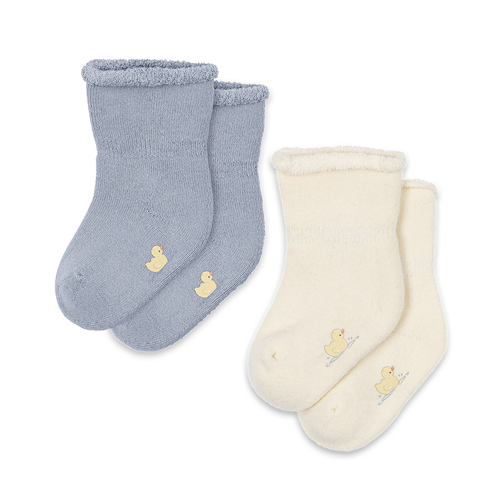 Fanga Fontana Baby Socken  &#39;Vicino&#39; Gray Dawn