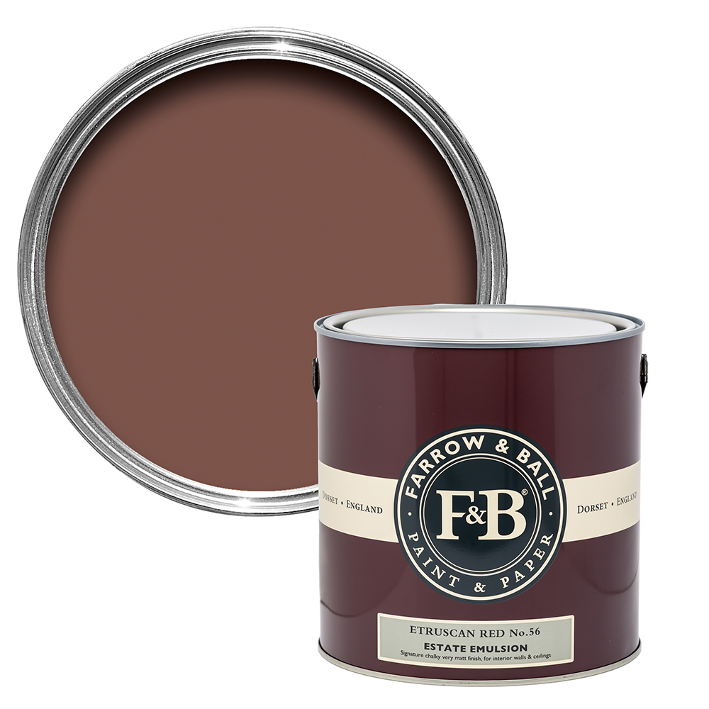 Farrow & Ball Estate Emulsion Etruscan Red 56
