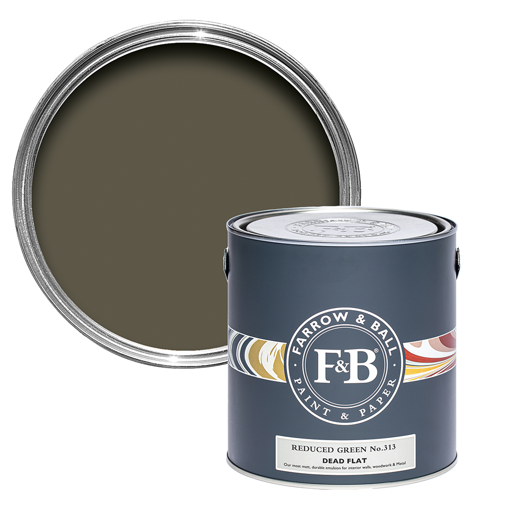 Farrow &amp; Ball  Dead Flat  Reduced Green 313