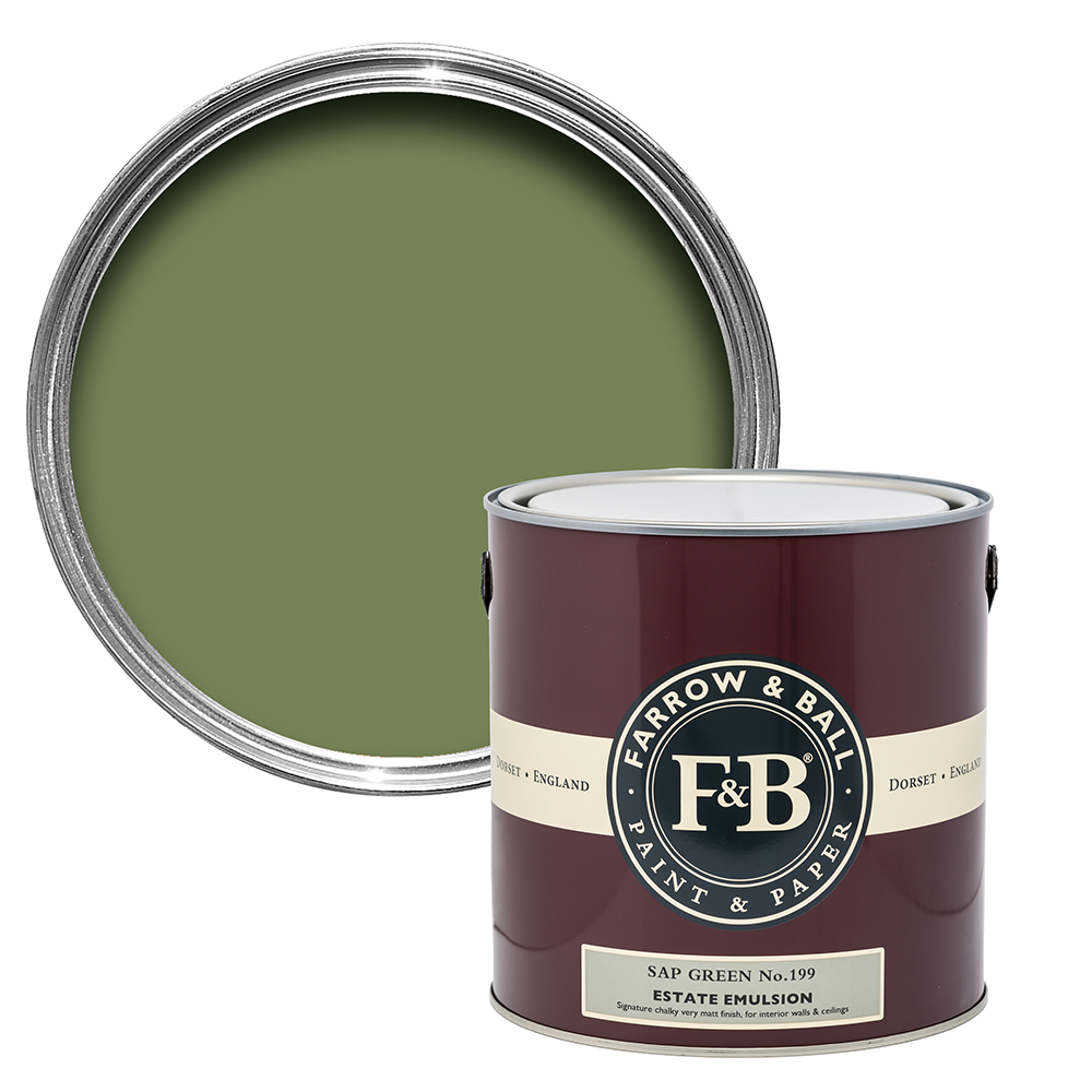 Farrow &amp; Ball  Estate Emulsion  Sap Green 199