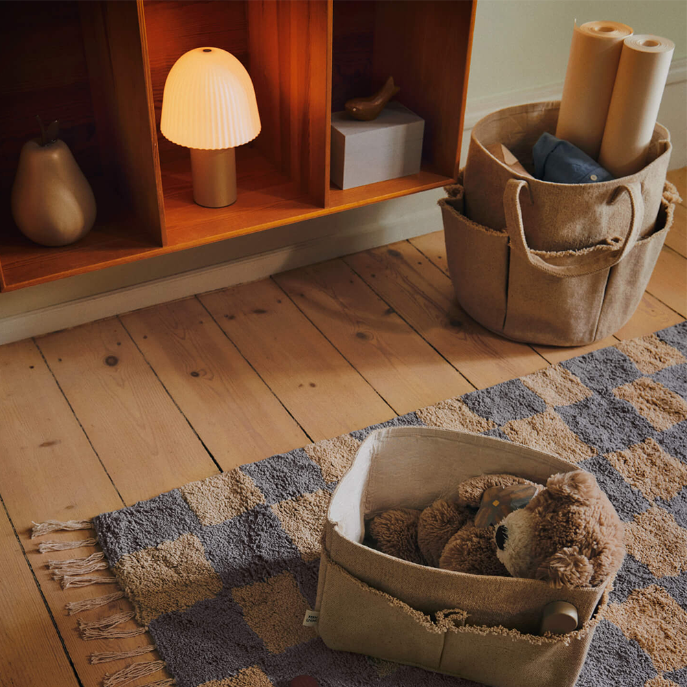 Ferm Living Aufbewahrungskorb 'Hokan' Ø30 Natual