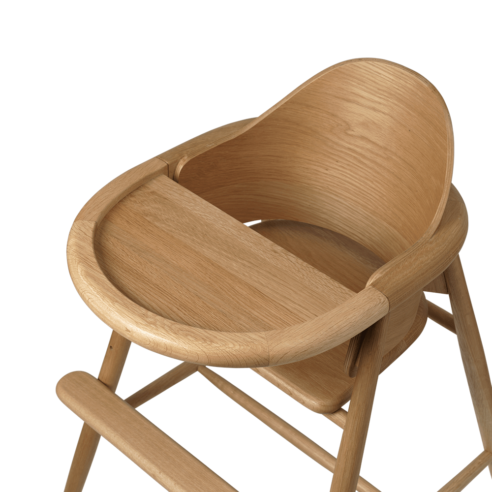 Chaise haute Ferm Living « Muru » Chêne naturel