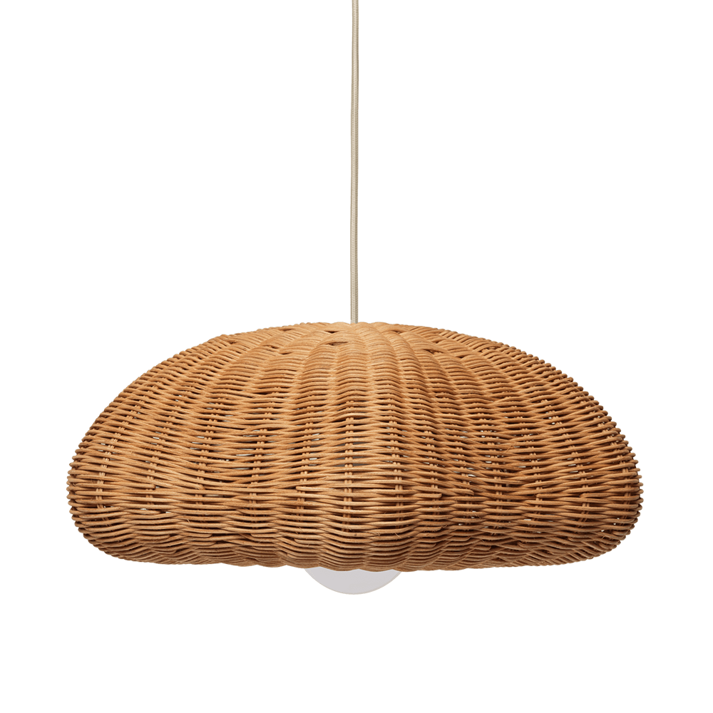 Ferm Living Abat-jour en rotin 'Rivan' Naturel