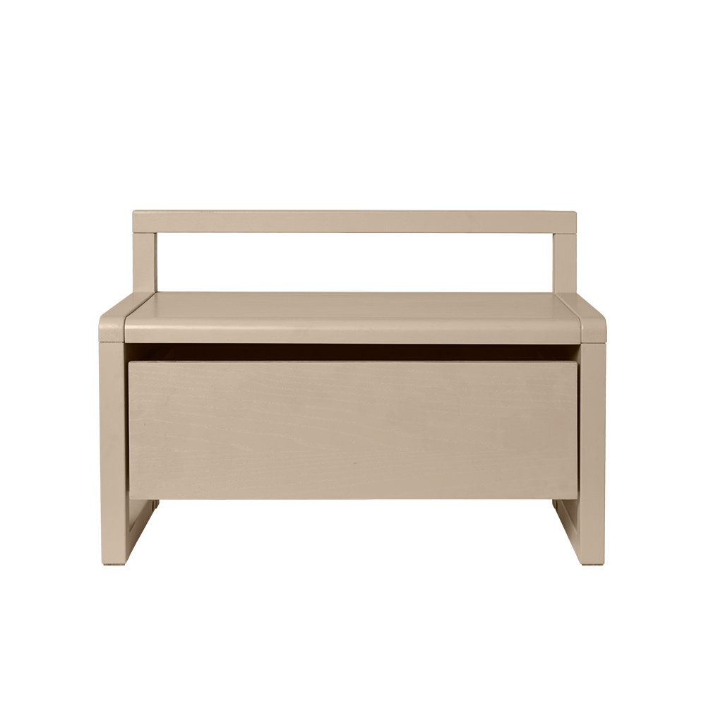 Ferm Living Little Architect Banc avec rangement Cashmere