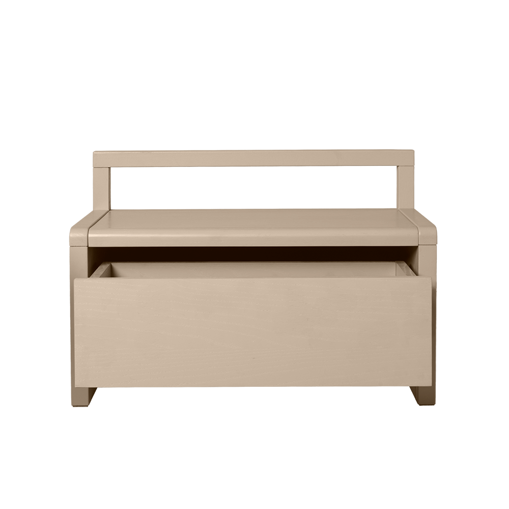 Ferm Living Little Architect Banc avec rangement Cashmere