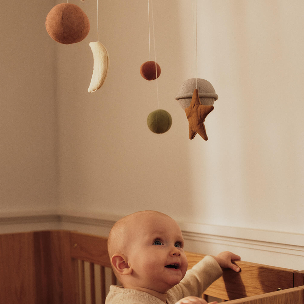 Ferm Living Bird Mobile 'Skye' Multi