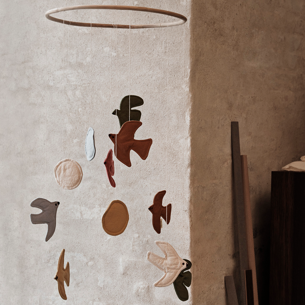 Ferm Living Bird Mobile &#39;Swif&#39; Multi