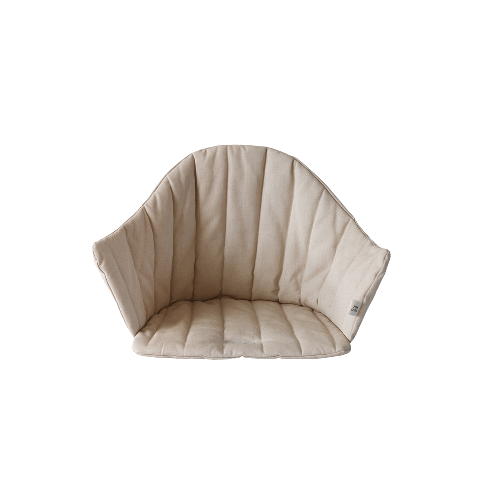 Coussin de chaise haute Ferm Living « Muru » sable