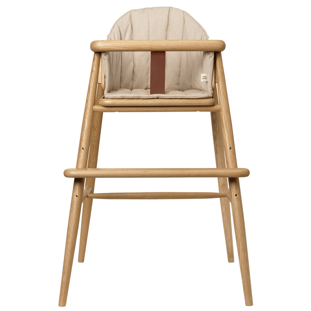 Coussin de chaise haute Ferm Living « Muru » sable