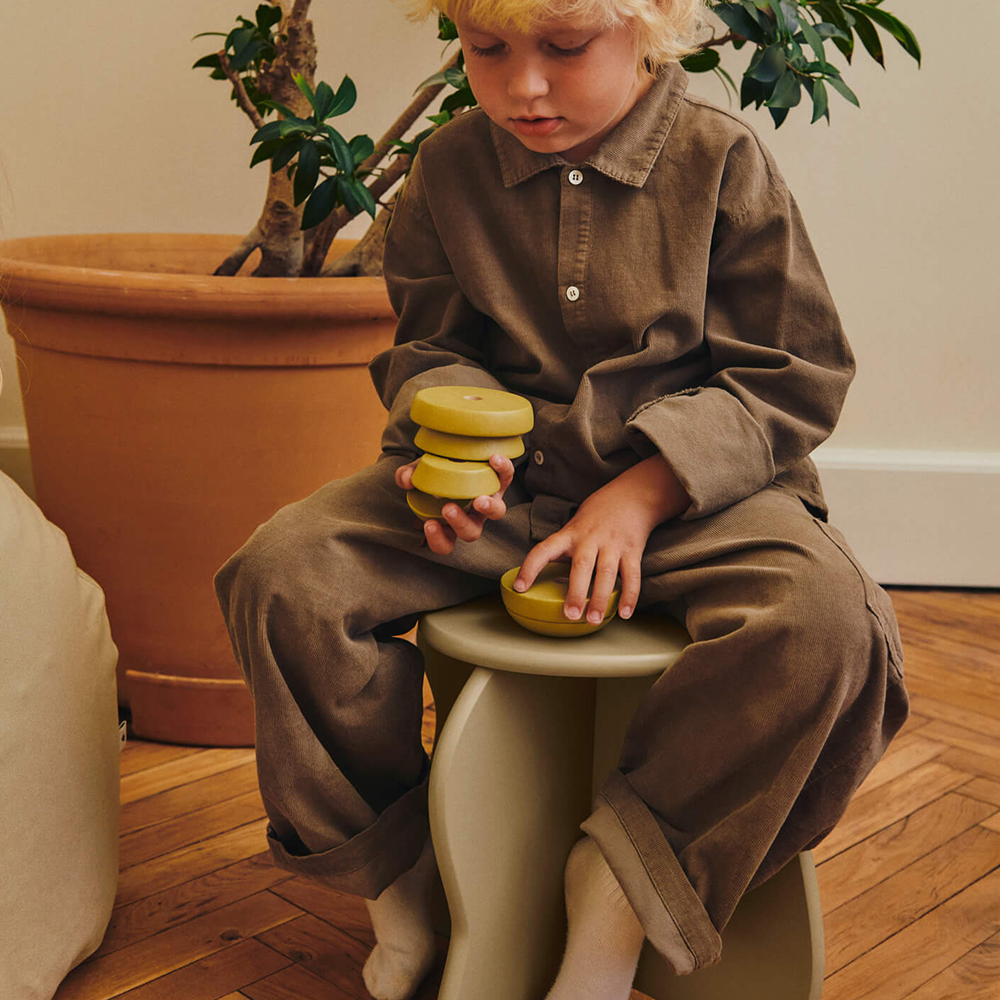 Ferm Living Stapelspielzeug 2er Set 'Apple and Pear'