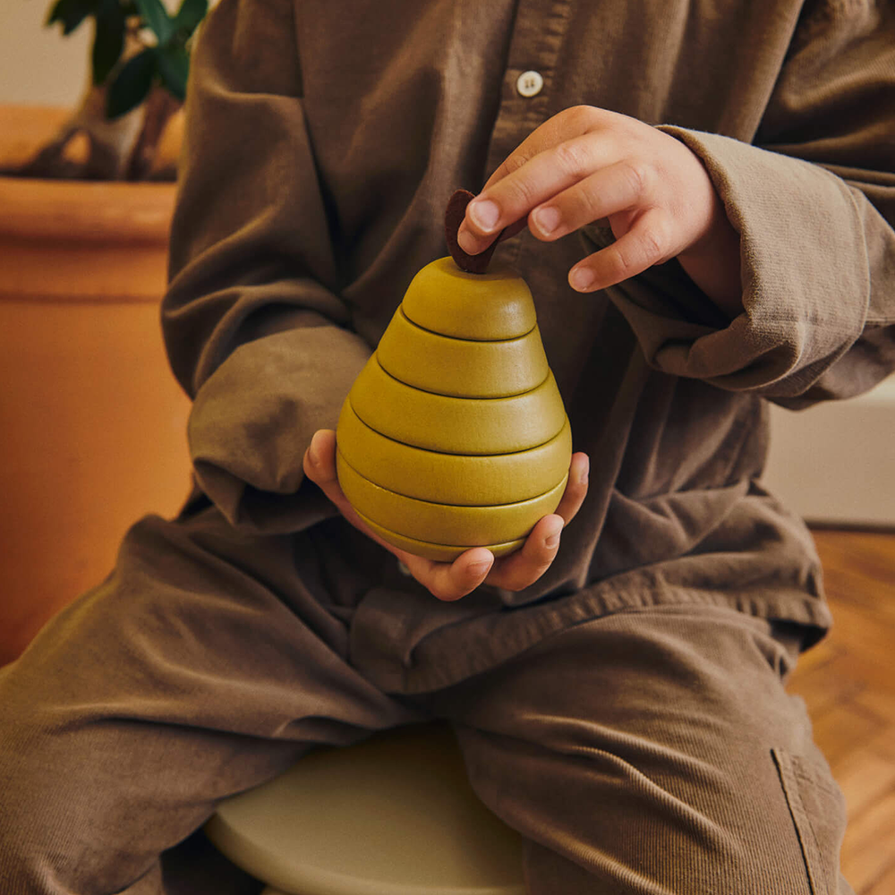 Ferm Living Stapelspielzeug 2er Set 'Apple and Pear'