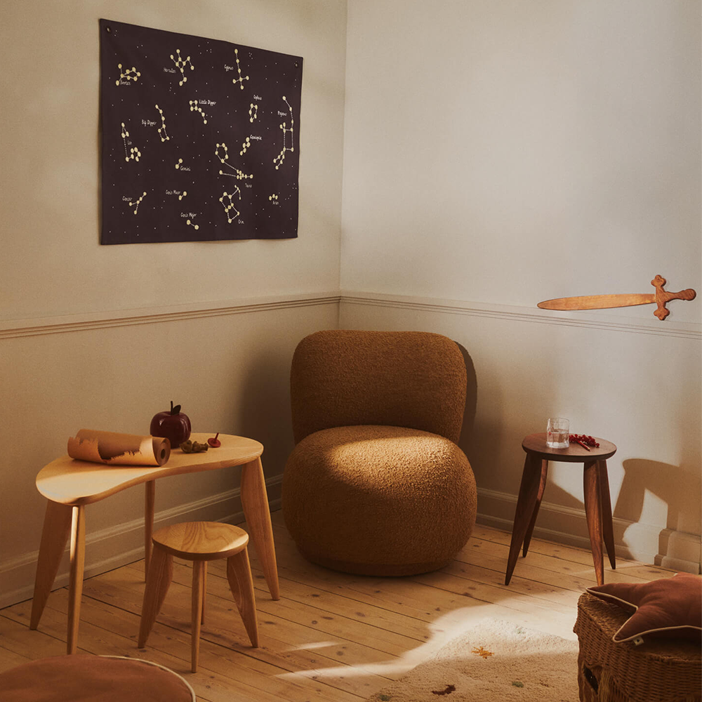 Ferm Living Children's Table 'Feve' Natural Ash
