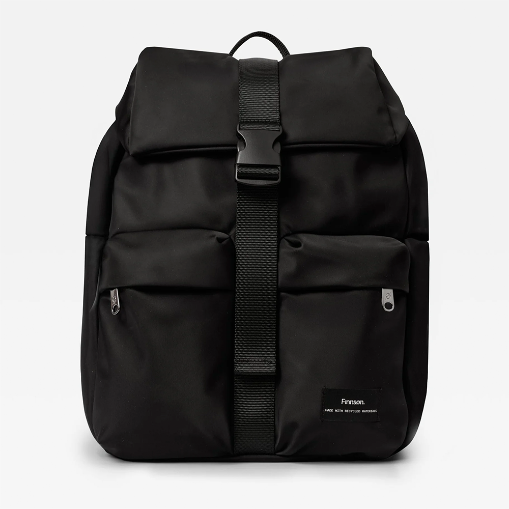 Finnsøn Eco Changing Backpack with Changing Mat 'ELISE' Black