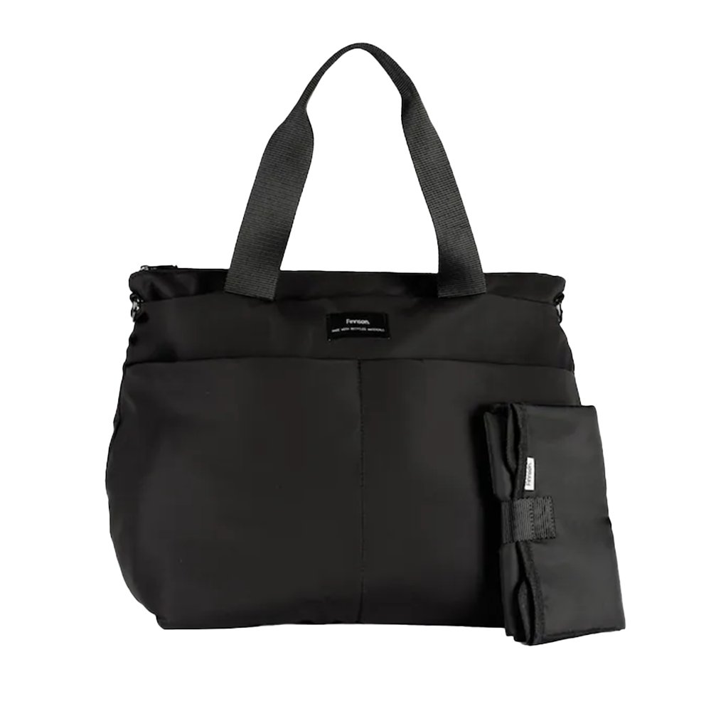 Finnsøn  Eco Wickeltasche mit Wickelunterlage 'SIGRID' Black - Online MY SNOWFLAKE