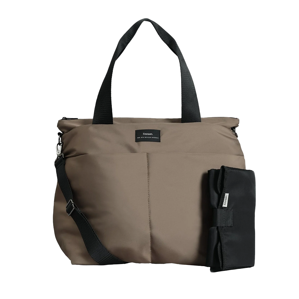 Finnsøn  Eco Wickeltasche mit Wickelunterlage 'SIGRID' Mocha