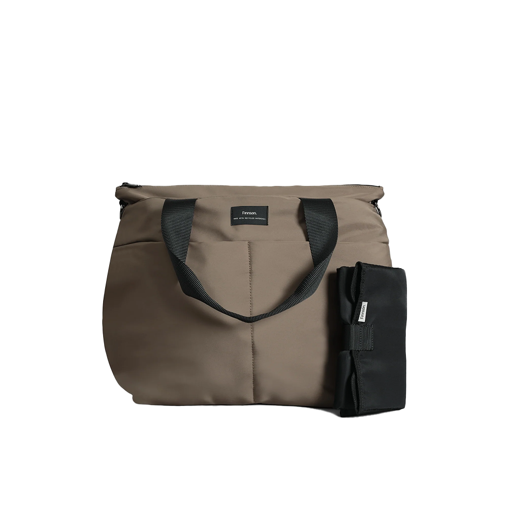 Finnsøn  Eco Wickeltasche mit Wickelunterlage 'SIGRID' Mocha