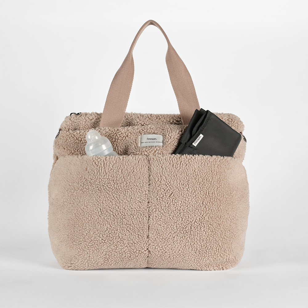 Finnsøn  Eco Wickeltasche mit Wickelunterlage 'SIGRID' Beige