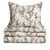 Parure de lit en mousseline beige avec un léger motif floral de Garbo&Friends.