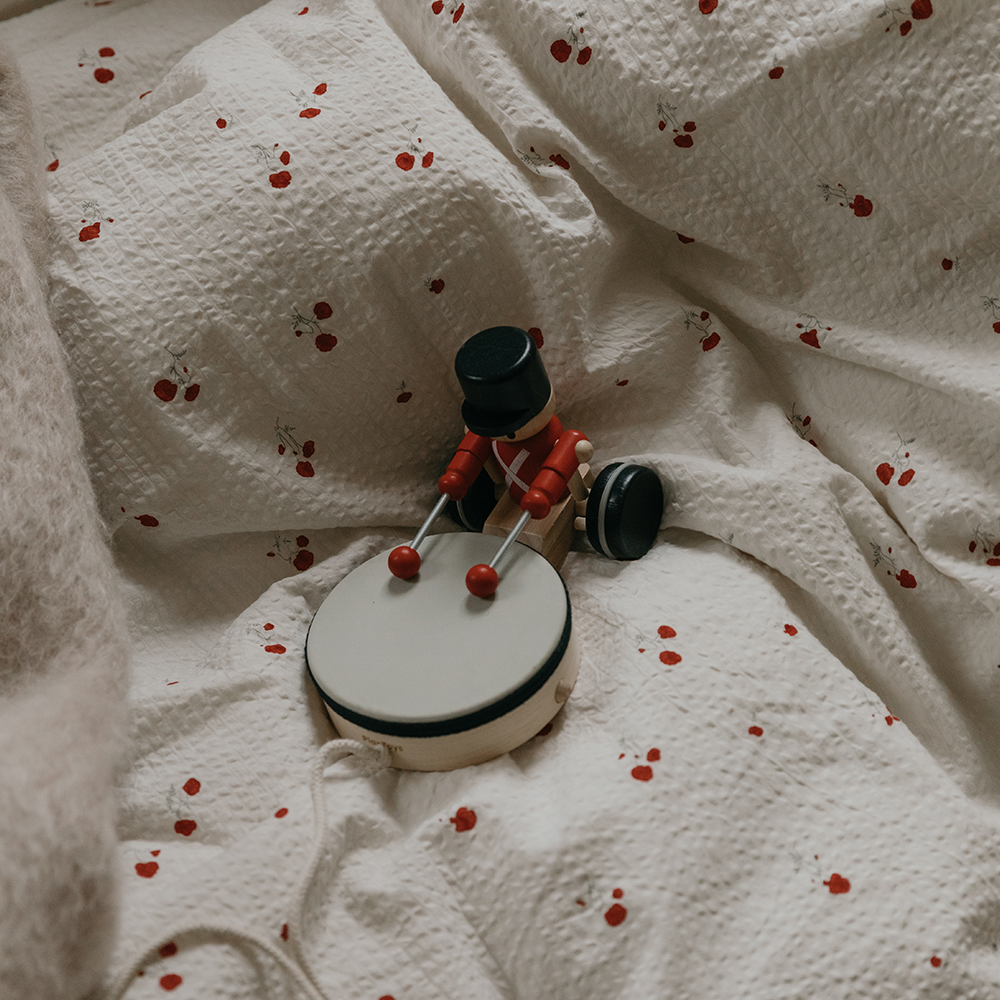 Garbo & Friends Seersucker Duvetbezug 140 x 200 cm Poppy