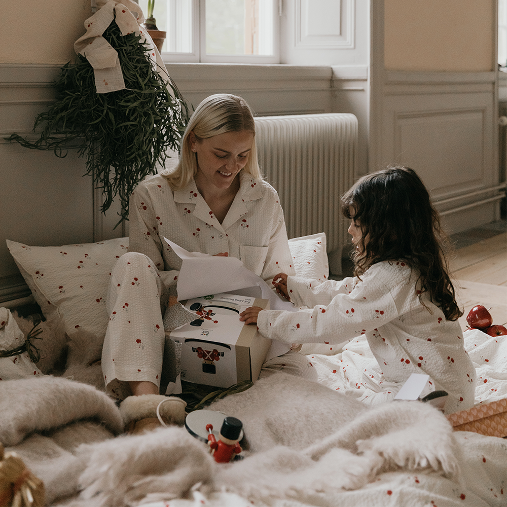 Garbo & Friends Seersucker Duvetbezug 140 x 200 cm Poppy