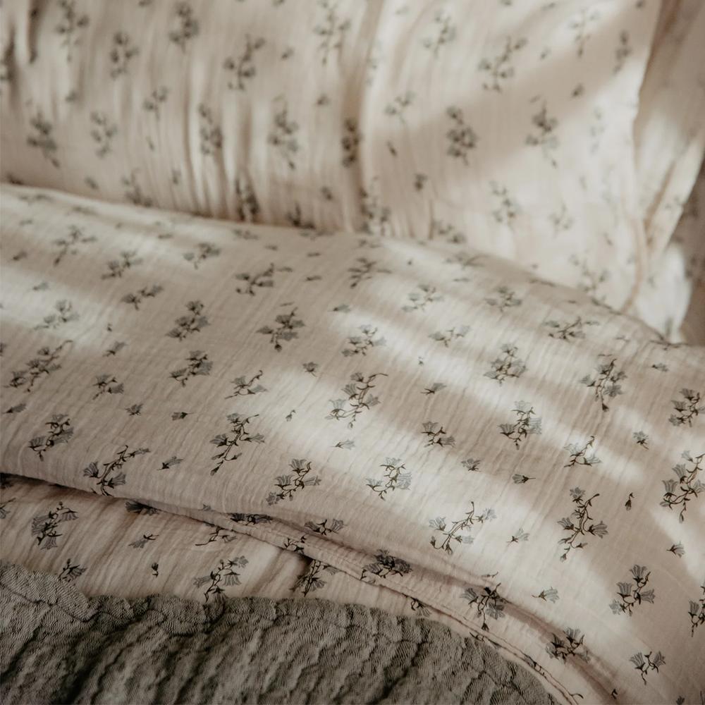 Garbo & Friends Muslin Duvet Cover 140 x 200 cm Bluebell