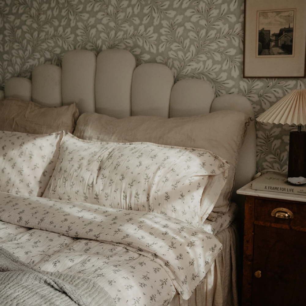Garbo & Friends Muslin Duvet Cover 140 x 200 cm Bluebell