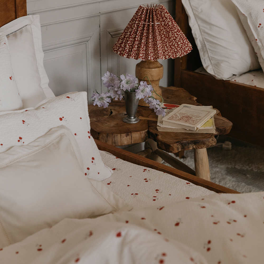 Garbo & Friends Seersucker Kissenbezug 50 x 70 cm Poppy