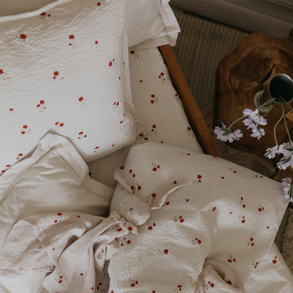 Garbo & Friends Seersucker Kissenbezug 50 x 70 cm Poppy