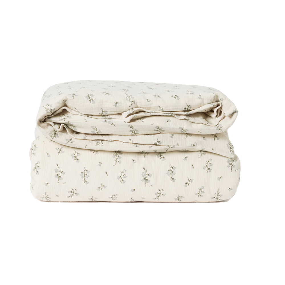 Garbo & Friends Muslin Duvet Cover 140 x 200 cm Bluebell