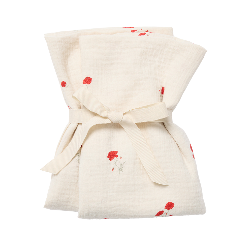 Garbo & Friends Lot de 2 langes en mousseline Poppy