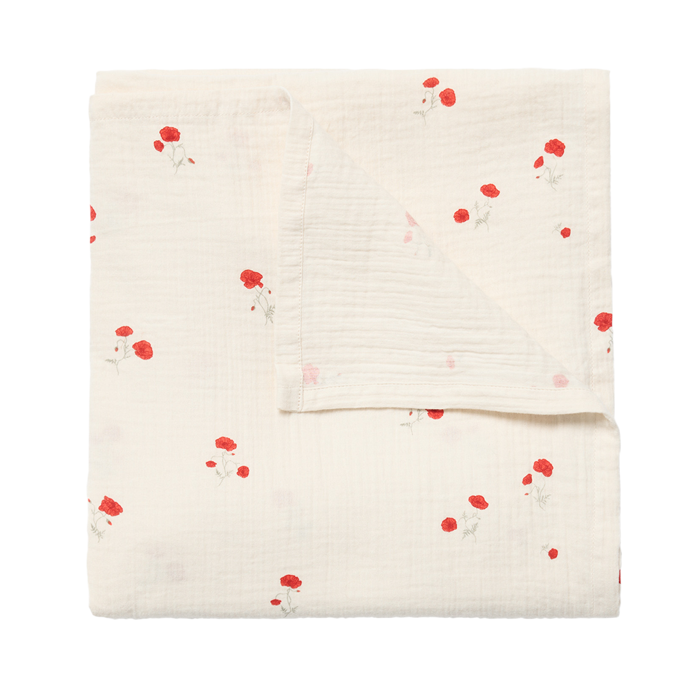 Garbo & Friends Musselin Swaddle  Poppy