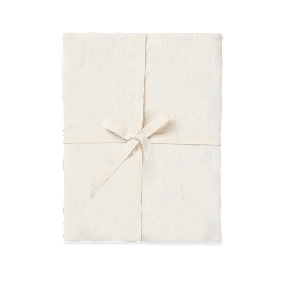 Garbo & Friends  Musselin Fixleintuch 70 x 140 cm Ecru - Online MY SNOWFLAKE