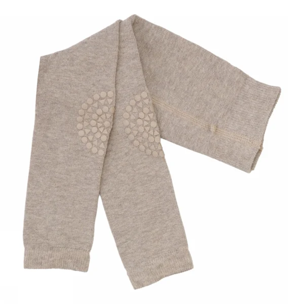 Gobabygo Rutschfeste Krabbelleggings aus Baumwolle Sand - Online MY SNOWFLAKE