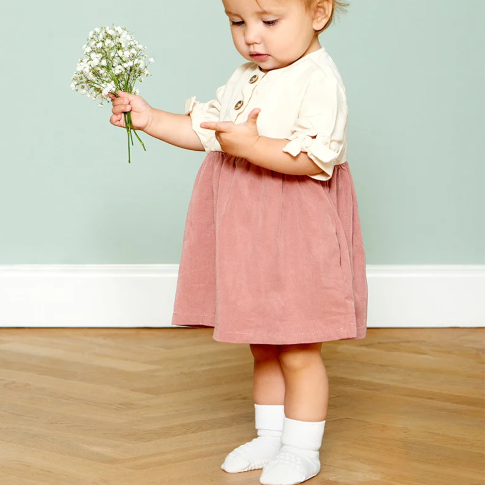 GoBabyGo Rutschfeste Grip-Socken aus Bambus Off White - Online MY SNOWFLAKE