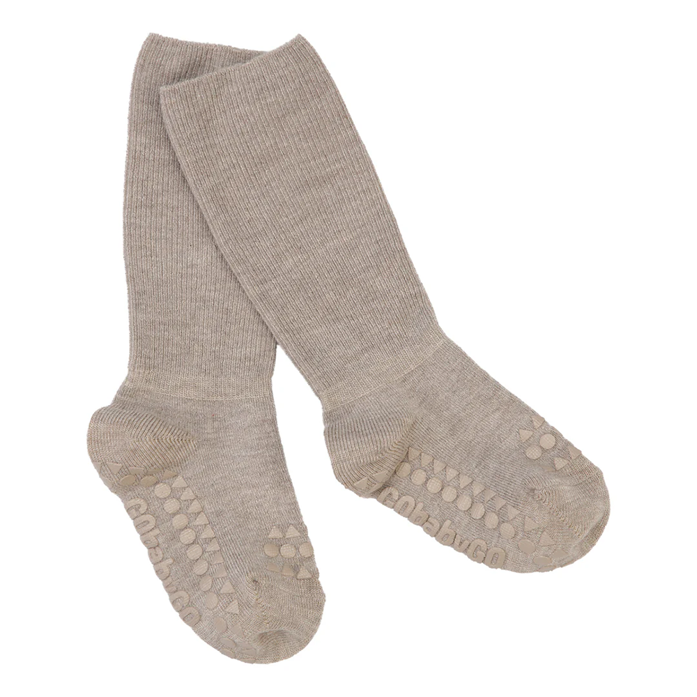 GoBabyGo Rutschfeste Grip-Socken aus Bambus Sand - Online MY SNOWFLAKE