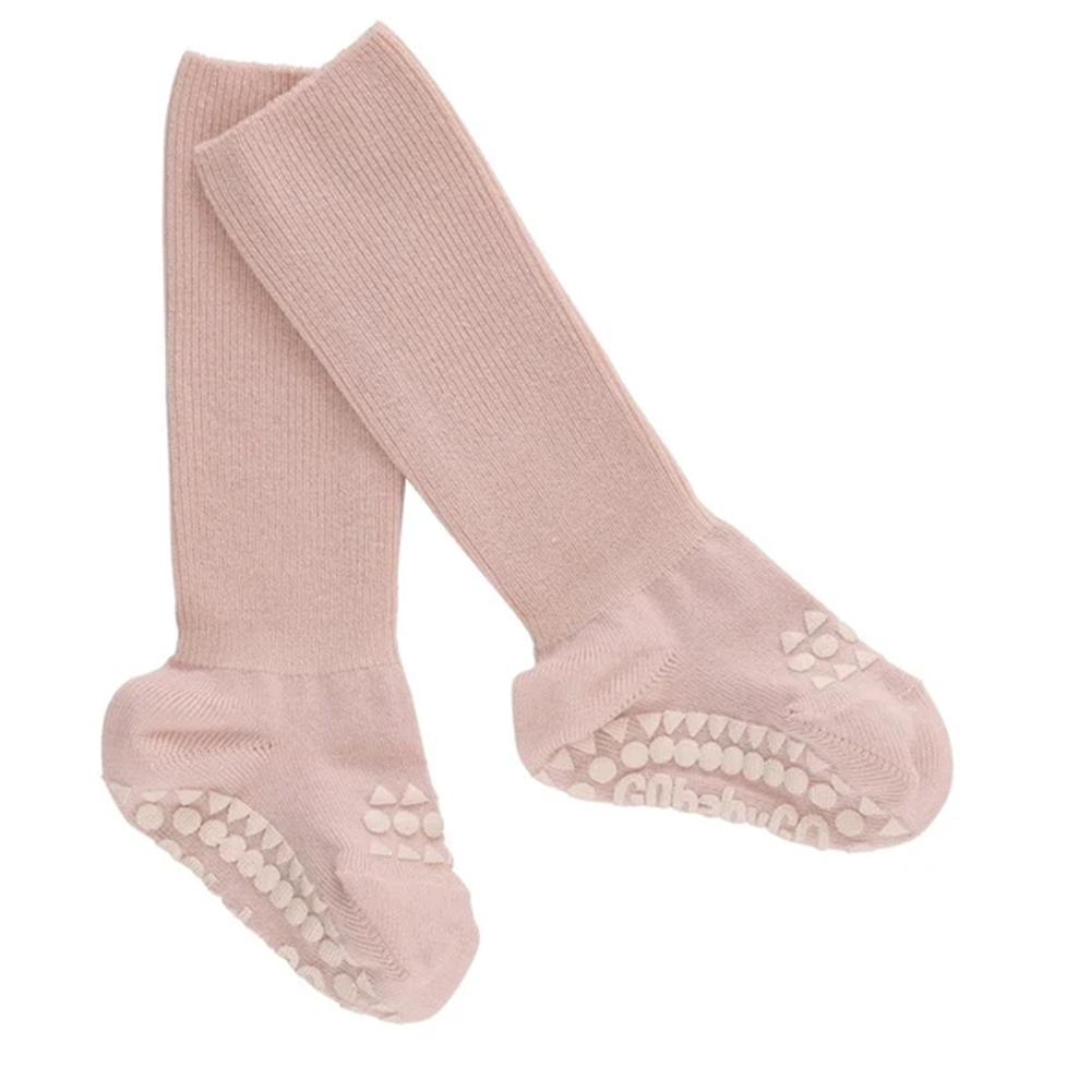 GoBabyGo Rutschfeste Grip-Socken aus Bambus Soft Pink - Online MY SNOWFLAKE