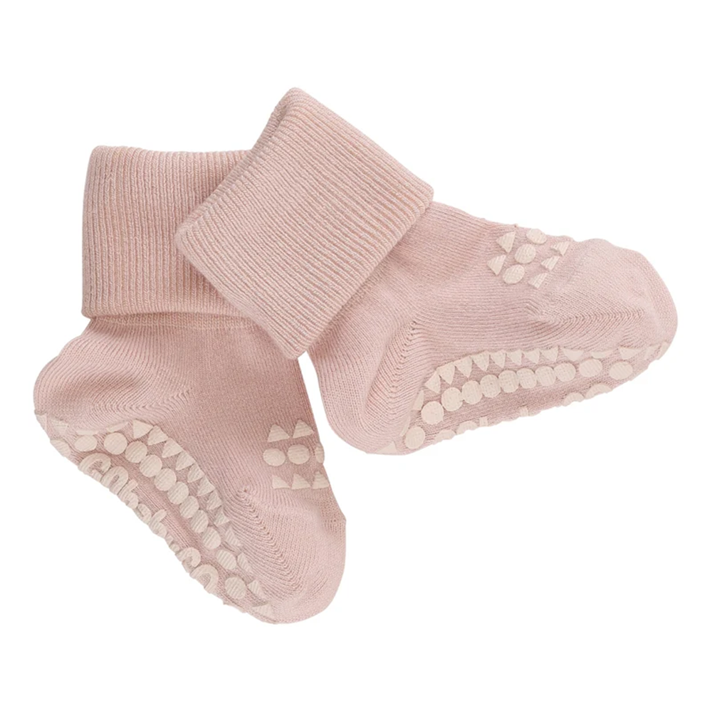 GoBabyGo Rutschfeste Grip-Socken aus Bambus Soft Pink - Online MY SNOWFLAKE