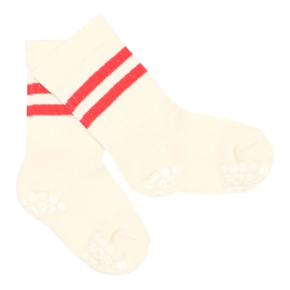 GoBabyGo Rutschfeste Grip-Sportsocken aus Baumwolle Red - Online MY SNOWFLAKE