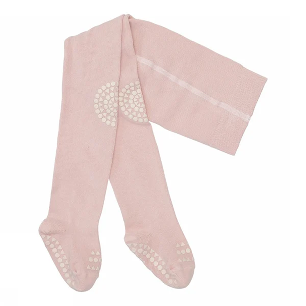 GoBabyGo Rutschfeste Krabbelstrumpfhose aus Bambus Soft Pink - Online MY SNOWFLAKE
