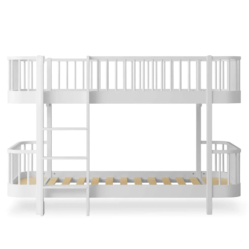 Oliver Furniture Conversion Kit Wood Loft Bed to Mid-High Bunk Bed White