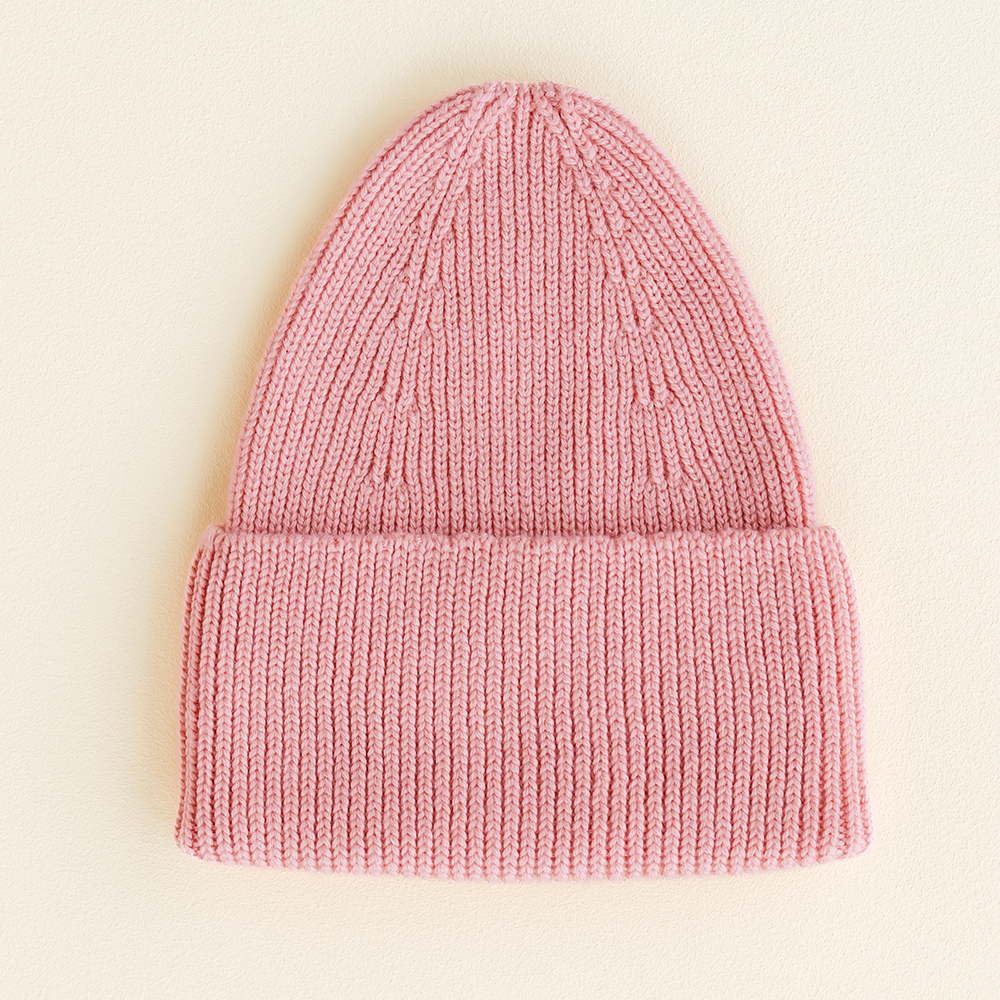 Hvid  Beanie Fonzie für Erwachsene Bubblegum