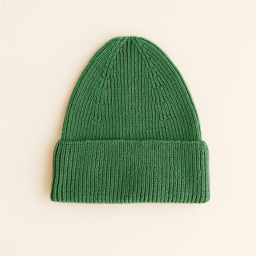 Hvid  Kids Beanie Fonzie Grass