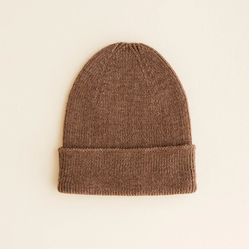 Hvid  Kids Beanie Fonzie  Mocha