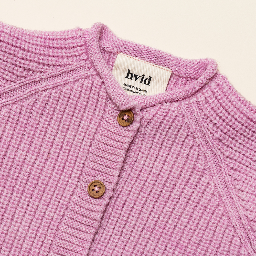 Hvid  Baby Cardigan 'Inga' Cotton Candy
