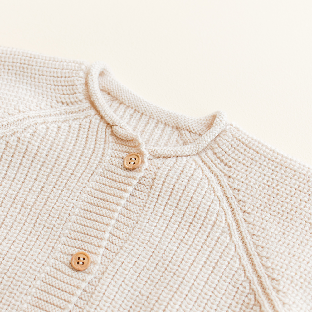 Hvid  Baby Cardigan 'Inga' Cream