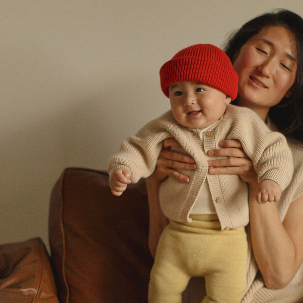 Hvid  Baby Cardigan 'Inga' Cream