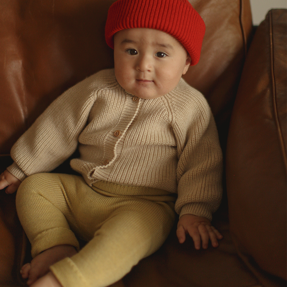 Hvid  Baby Cardigan 'Inga' Cream