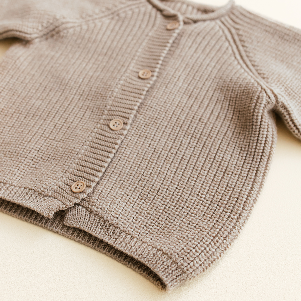Cardigan bébé Inga sable